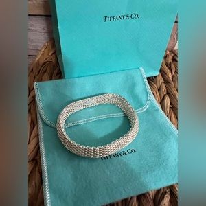 Tiffany & Co. Sterling Silver Mesh Bracelet